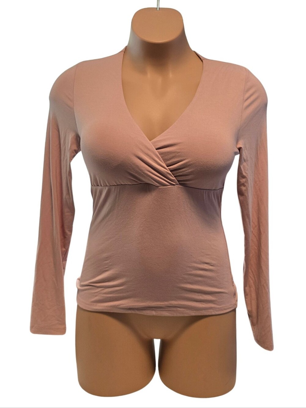 Klassy Network Mauve Wrap Top XXL